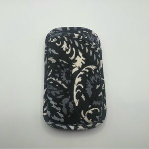 Vera Bradley Paisley Noir Double Eyeglass Case Sunglasses Reader Holder